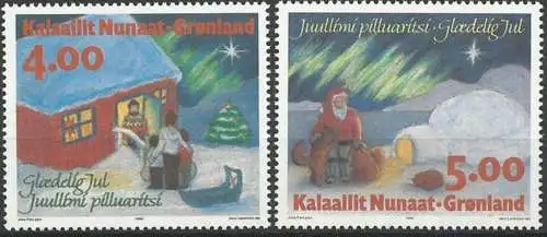 GRÖNLAND 1994 Mi-Nr. 254/55 ** MNH