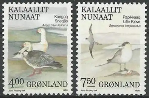 GRÖNLAND 1990 Mi-Nr. 199/00 ** MNH