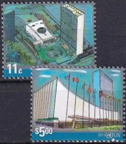 UNO NEW YORK 2011 Mi-Nr. 1242/43 ** MNH