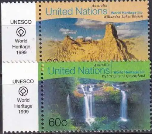 UNO NEW YORK 1999 Mi-Nr. 807/08 ** MNH