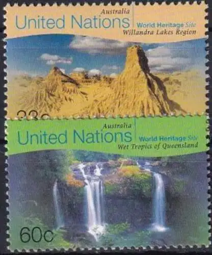 UNO NEW YORK 1999 Mi-Nr. 807/08 ** MNH