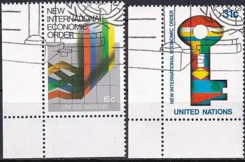 UNO NEW YORK 1980 Mi-Nr. 340/41 o used - aus Abo