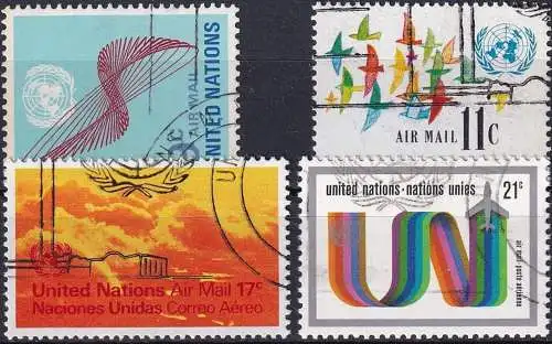 UNO NEW YORK 1972 Mi-Nr. 245/48 o used - aus Abo