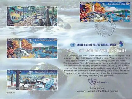 UNO GENF 2003 Mi-Nr. 58 Erinnerungskarte - souvenir card