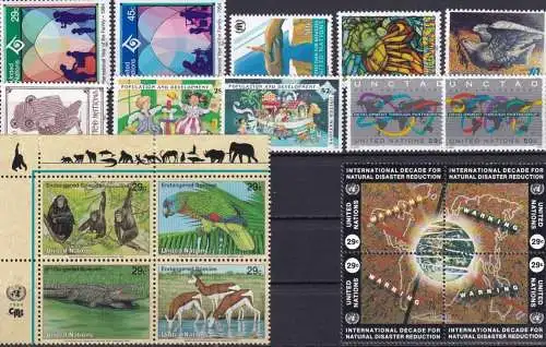 UNO NEW YORK 1994 Mi-Nr. 661-78 kompletter Jahrgang/complete year set ** MNH