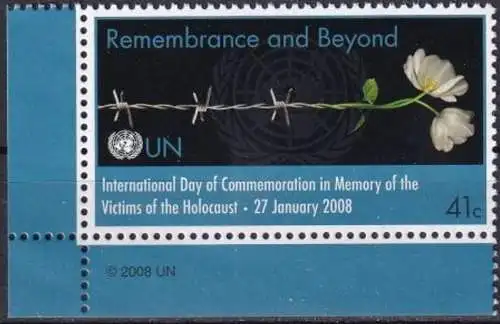 UNO NEW YORK 2008 Mi-Nr. 1078 TAB ** MNH