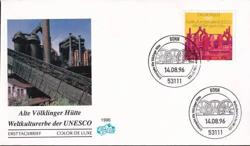 DEUTSCHLAND 1996 Mi-Nr. 1875 FDC