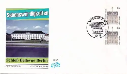 DEUTSCHLAND 1997 Mi-Nr. 1935 senkrechtes Paar FDC