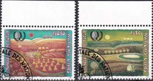 UNO GENF 1995 Mi-Nr. 267/68 o used - aus Abo