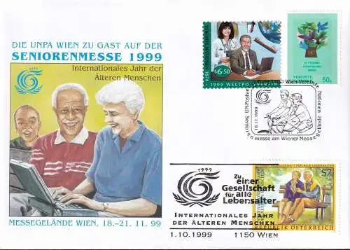 UNO WIEN 1999 Seniorenmesse 1999 Brief