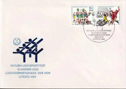 DDR 1983 Mi-Nr. 2814/15 FDC