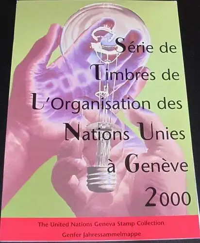 UNO GENF 2000 Jahressammelmappe - Souvenir Folder o used