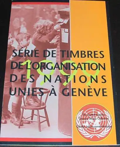 UNO GENF 1999 Jahressammelmappe - Souvenir Folder o used