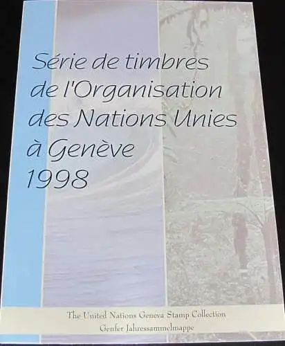 UNO GENF 1998 Jahressammelmappe - Souvenir Folder o used