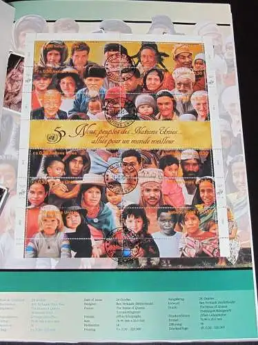 UNO GENF 1995 Jahressammelmappe - Souvenir Folder o used