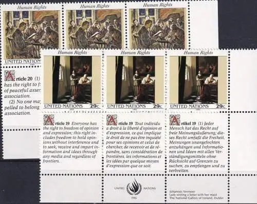 UNO NEW YORK 1992 Mi-Nr. 640/41 ** MNH