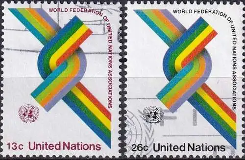 UNO NEW YORK 1976 Mi-Nr. 293/94 o used - aus Abo
