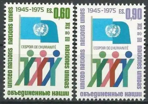 UNO GENF 1975 Mi-Nr. 50/51 ** MNH