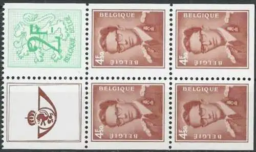 BELGIEN 1972 Mi-Nr. HBL 49 ** MNH