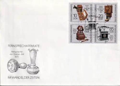 DDR 1989 Mi-Nr. 3226/29 FDC