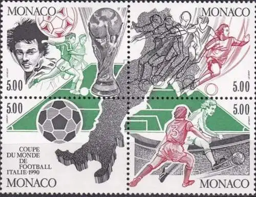 MONACO 1990 Mi-Nr. 1963/66 ** MNH