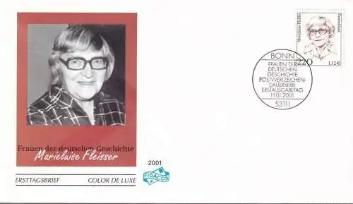 DEUTSCHLAND 2001 Mi-Nr. 2158 FDC
