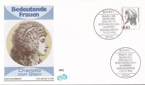 DEUTSCHLAND 1992 Mi-Nr. 1582 FDC