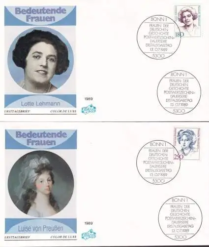 DEUTSCHLAND 1989 Mi-Nr. 1427/28 FDC