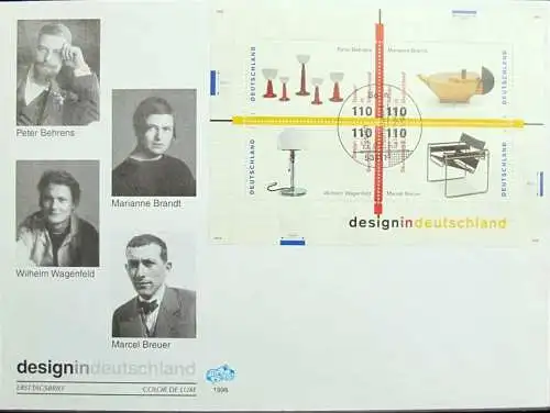 DEUTSCHLAND 1998 Mi-Nr. Block 45 FDC