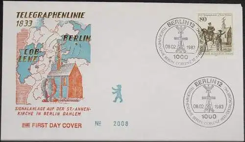 BERLIN 1983 Mi-Nr. 693 FDC