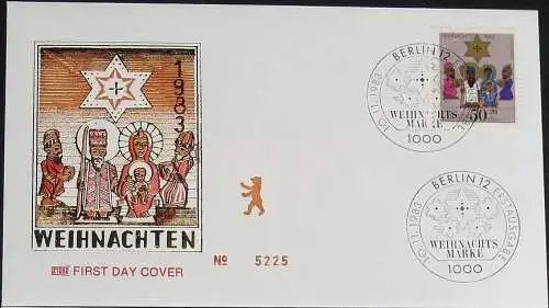 BERLIN 1983 Mi-Nr. 707 FDC