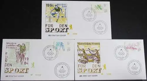 BERLIN 1984 Mi-Nr. 716/18 FDC