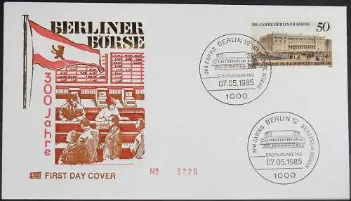 BERLIN 1985 Mi-Nr. 740 FDC