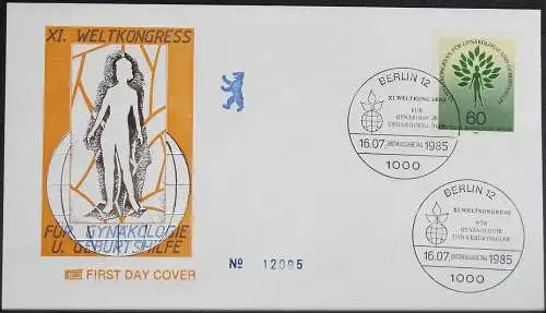 BERLIN 1985 Mi-Nr. 742 FDC