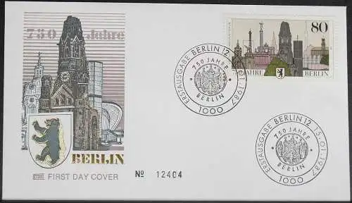 BERLIN 1987 Mi-Nr. 776 FDC