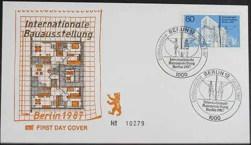 BERLIN 1987 Mi-Nr. 785 FDC