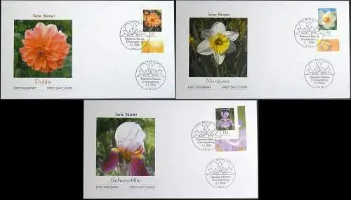 DEUTSCHLAND 2006 Mi-Nr. 2505/07 FDC