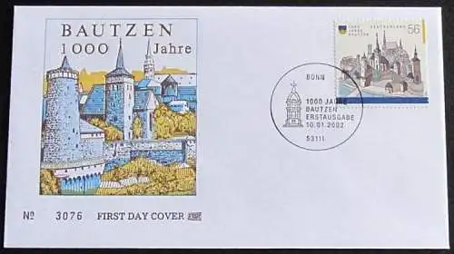 DEUTSCHLAND 2002 Mi-Nr. 2232 FDC