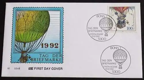 DEUTSCHLAND 1992 Mi-Nr. 1638 FDC