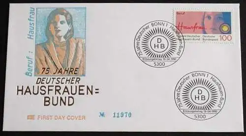 DEUTSCHLAND 1990 Mi-Nr. 1460 FDC