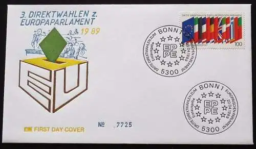 DEUTSCHLAND 1989 Mi-Nr. 1416 FDC