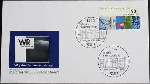 DEUTSCHLAND 2007 Mi-Nr. 2622 FDC