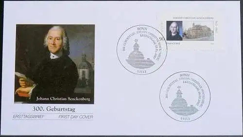 DEUTSCHLAND 2007 Mi-Nr. 2588 FDC