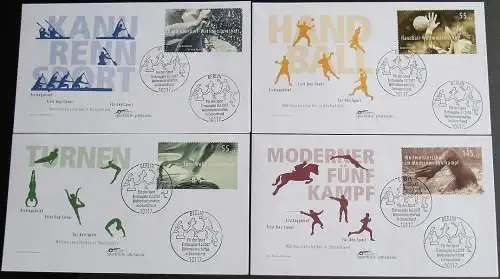 DEUTSCHLAND 2007 Mi-Nr. 2585/87+2578 FDC