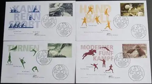 DEUTSCHLAND 2007 Mi-Nr. 2585/87+2578 FDC