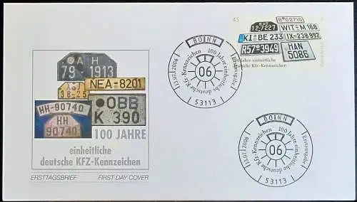 DEUTSCHLAND 2006 Mi-Nr. 2551 FDC