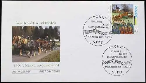 DEUTSCHLAND 2005 Mi-Nr. 2494 FDC