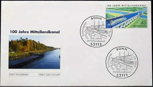 DEUTSCHLAND 2005 Mi-Nr. 2454 FDC