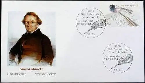 DEUTSCHLAND 2004 Mi-Nr. 2419 FDC