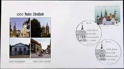 DEUTSCHLAND 2004 Mi-Nr. 2388 FDC